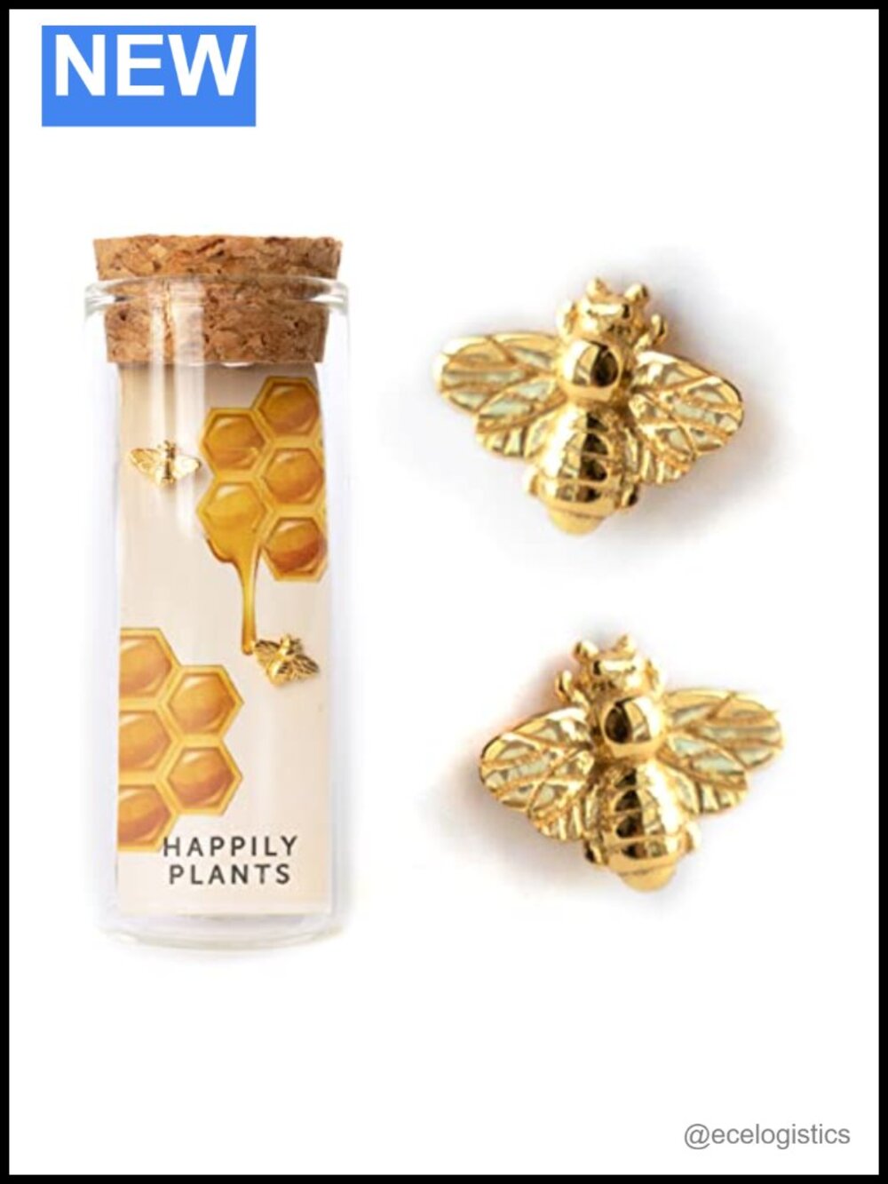 Bee Earring Stud Sterling Silver Honey Bee Jewelry for Women Dainty Gift